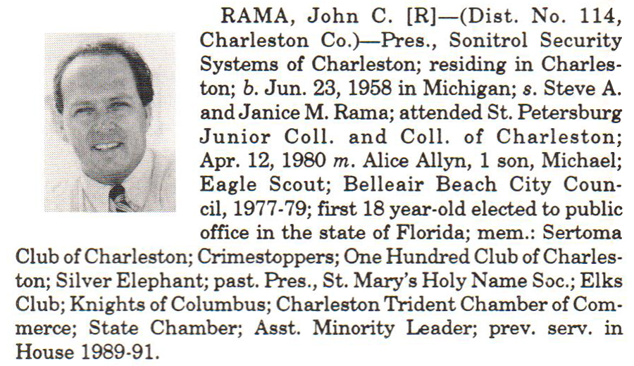 Representative John C. Rama biorgraphy